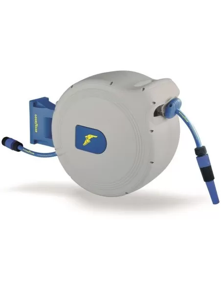 1 - Avvolgitubo automatico tubo acqua 30m fissaggio a parete GOODYEAR gy10045