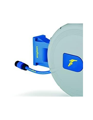 Avvolgitubo automatico tubo acqua 30m fissaggio a parete GOODYEAR gy10045