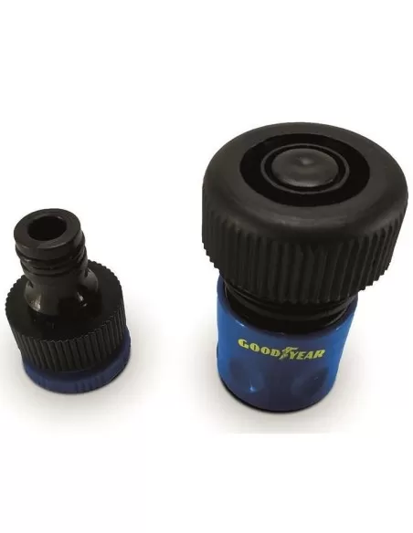 1 - Kit 2 raccordi tubo acqua irrigazione maschio femmina 3/4" GOODYEAR gy10047