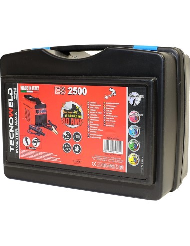 Saldatrice inverter a elettrodo mma Tecnoweld es 2500 100 ah