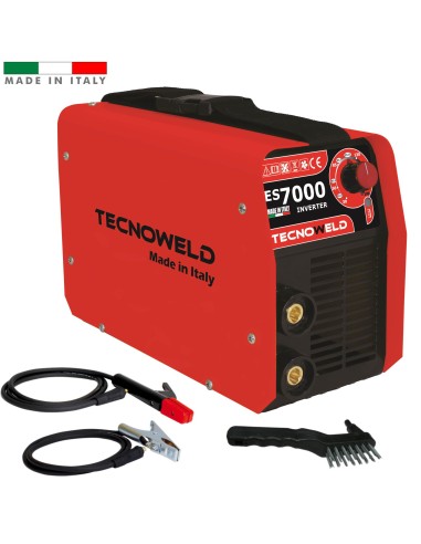 Saldatrice inverter a elettrodo mma Tecnoweld es 7000 200 ah
