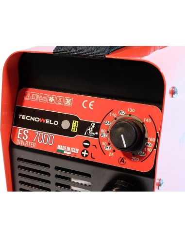 Saldatrice inverter a elettrodo mma Tecnoweld es 7000 200 ah