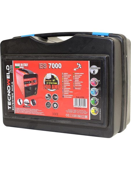 Saldatrice inverter a elettrodo mma Tecnoweld es 7000 200 ah