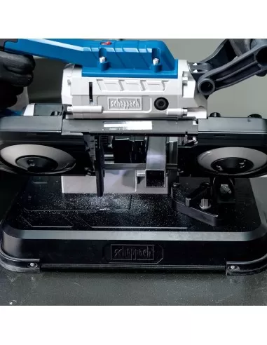 Sega a nastro portatile per metallo e ferro 1200w Scheppach mbs1200