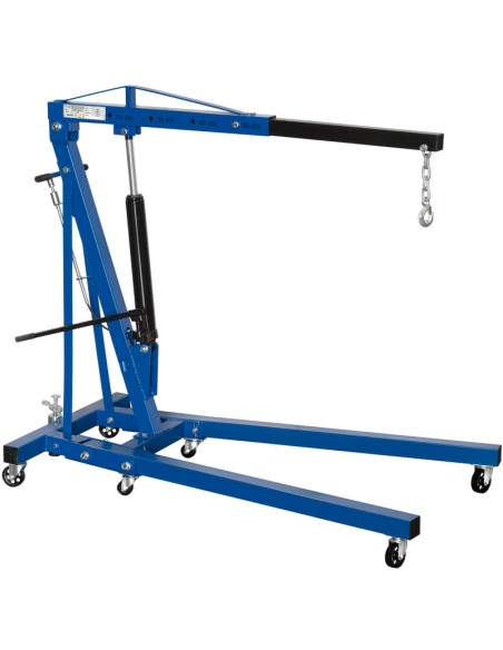 Gru gruetta idraulica pieghevole 1000 kg Fervi 0063