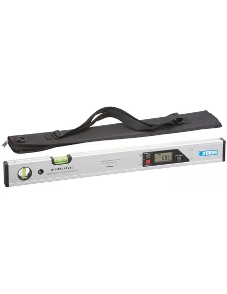 Livella digitale magnetica in alluminio 600 mm Fervi 0112