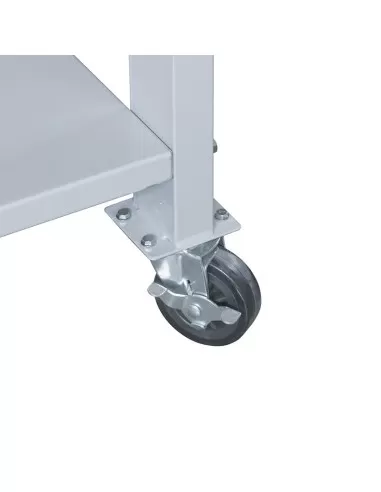 3 - Banco con ruote da lavoro con recupero olio Fervi 0211