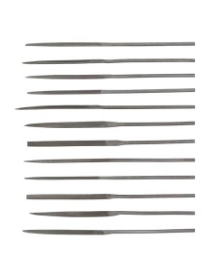 Serie 12 lime ago in acciaio temprato 140 mm Fervi 0214