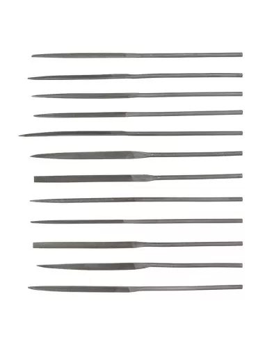 Serie 12 lime ago in acciaio temprato 140 mm Fervi 0214