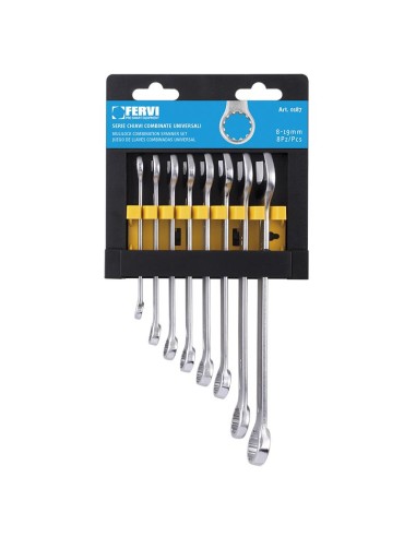 Serie cassetta di chiavi a bussola da 3/4" e accessori 20 pz Fervi 0181