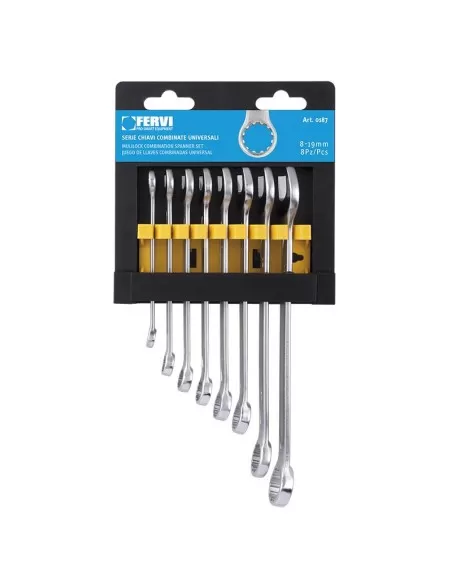 1 - Serie cassetta di chiavi a bussola da 3/4" e accessori 20 pz Fervi 0181