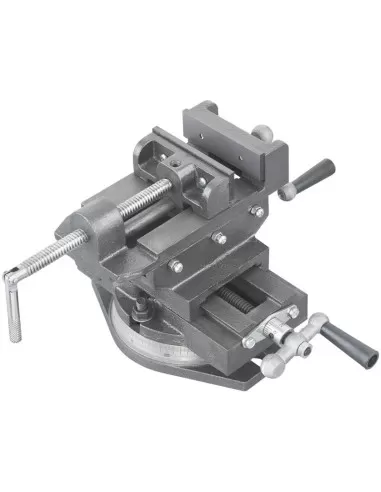 Morsa a croce girevole per trapano 125 mm Fervi 0188/125