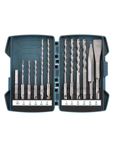 Serie punte e scalpelli sds-plus Fervi 0332