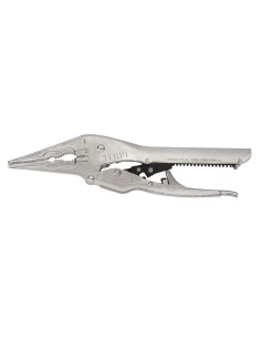 Pinza grip a pressione autobloccante a becchi lunghi 275 mm Fervi 0370/11