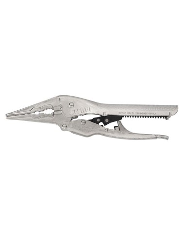 Pinza grip a pressione autobloccante a becchi lunghi 275 mm Fervi 0370/11