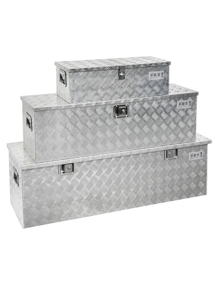 Set 3 bauli in alluminio Fervi 0382