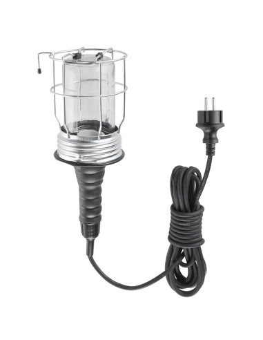 Porta lampada da officina con cavo Fervi 0429