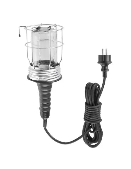 1 - Porta lampada da officina con cavo Fervi 0429