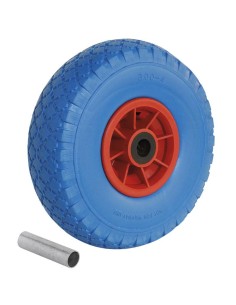 Ruota in poliueretano piena antiforatura x carrello 250 mm Fervi 0461