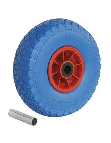 1 - Ruota in poliueretano piena antiforatura x carrello 250 mm Fervi 0461 1 - Ruota in poliueretano piena antiforatura x carrello 250 mm Fervi 0461