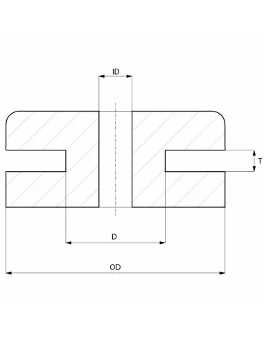 2 - Assortimento 180 passacavi in gomma Fervi 0465