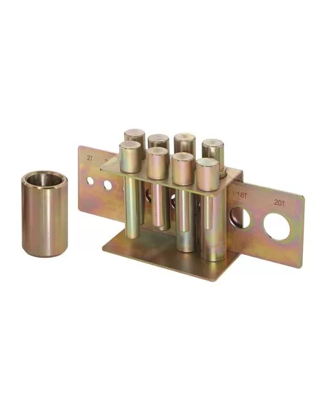 Serie di 8 punzoni per pressa Fervi 0485