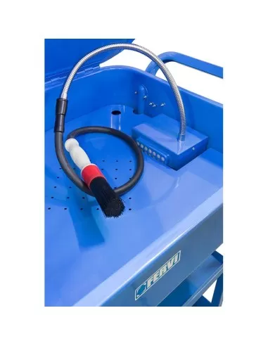 Vasca di lavaggio lavapezzi 150l con pompa doppio uso Fervi 0038