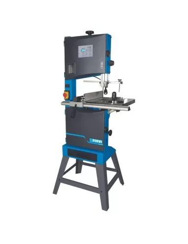 1 - Sega a nastro banco verticale per legno 750w taglio 305 mm Fervi 0509/305