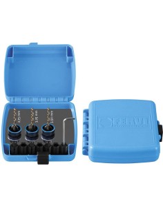 Serie punte con svasatore attacco 1/4'' x avvitatore Fervi 0526