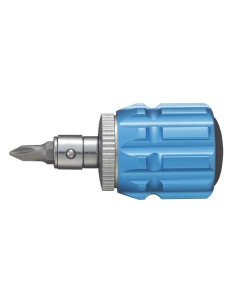 1 - Porta inserti nano a cricchetto 1/4" Fervi 0548