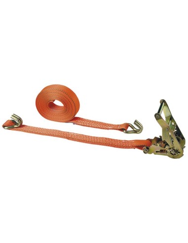 Sistema di ancoraggio a cinghia con cricchetto 35 mm Fervi 0635