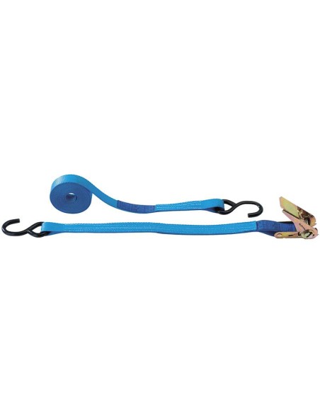 Sistema di ancoraggio a cinghia con cricchetto 25 mm Fervi 0635/25