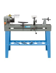 Tornio per legno con copia 750w 1000mm Fervi 0648 230v