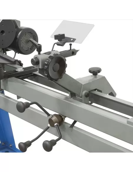 2 - Tornio per legno con copia 750w 1000mm Fervi 0648 230v