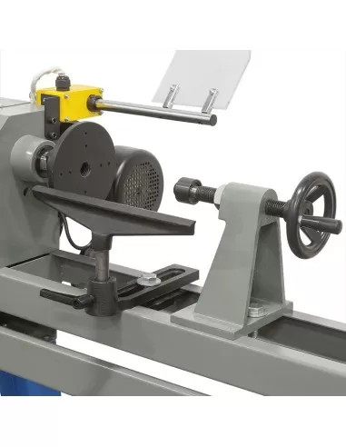 4 - Tornio per legno con copia 750w 1000mm Fervi 0648 230v