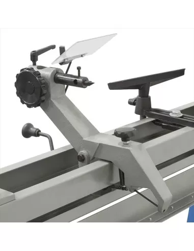 5 - Tornio per legno con copia 750w 1000mm Fervi 0648 230v