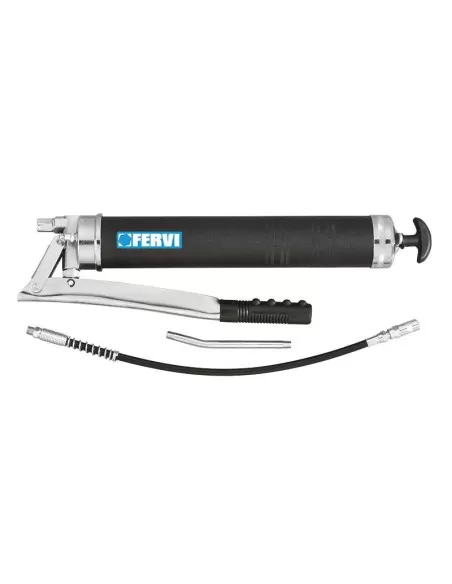 Ingrassatore pompa manuale a leva 1000cc x grasso Fervi 0677