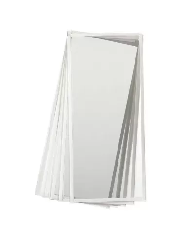 1 - Serie 10 protezioni plafoniera 600 x 100 mm x sabbiatrice Fervi 0687/005