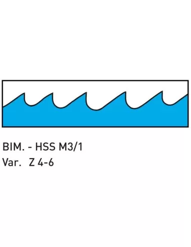 2 - Sega a tazza bimetallica hss x metallo 21 mm Fervi 0712/021