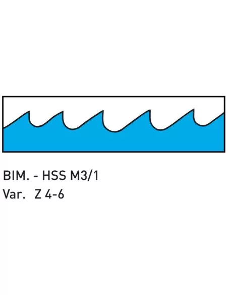 2 - Sega a tazza bimetallica hss x metallo 70 mm Fervi 0712/070