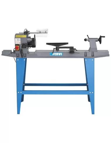 1 - Tornio da legno con banco Fervi 0751