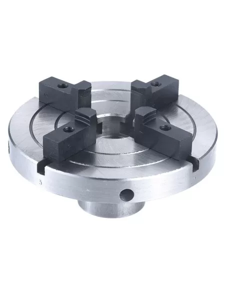 1 - Mandrino a 4 griffe 125 mm 1/8- 8 tpi x tornio legno Fervi 0751/a4