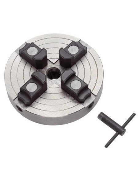 Mandrino a 4 griffe 150 mm 1/8- 8 tpi x tornio legno Fervi 0751/p