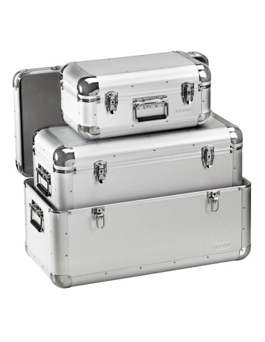 Set 3 bauli in alluminio Fervi 0849