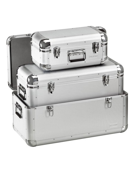 Set 3 bauli in alluminio Fervi 0849