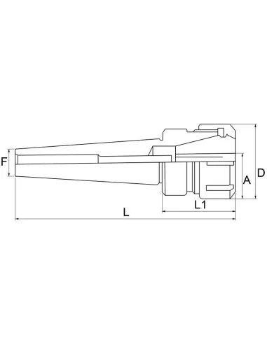 2 - Mandrino porta pinze er 32 x frese cm4 Fervi 3/cm4