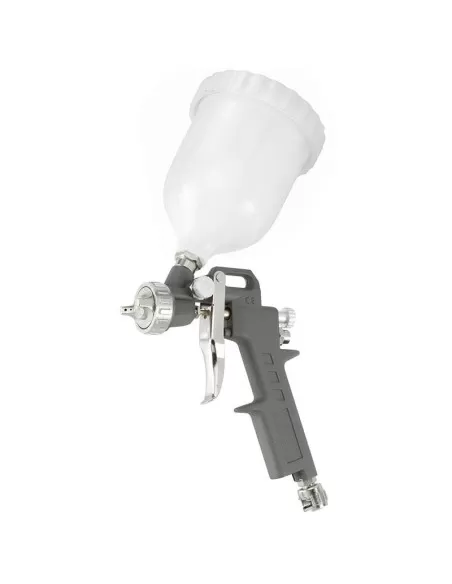 Pistola aerografo verniciatura ugello 1.8 mm con serbatoio superiore Fervi a162a