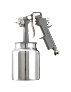 Pistola aerografo vernice serbatoio inferiore 1 lt ugello 1.8 mm Fervi a162c