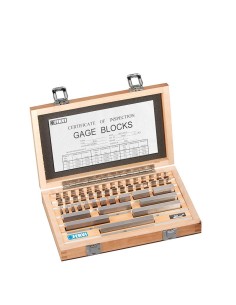 Serie blocchetti di riscontro piano paralleli in acciaio lappato Fervi b047/0