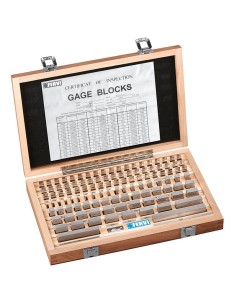 Serie blocchetti di riscontro piano paralleli in acciaio lappato Fervi b112/0